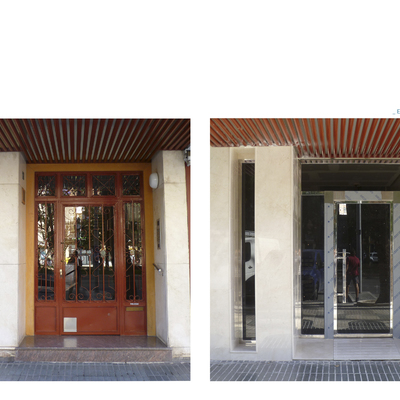 Adecuación de zaguán y bajada a cota de acceso en edificio de viviendas