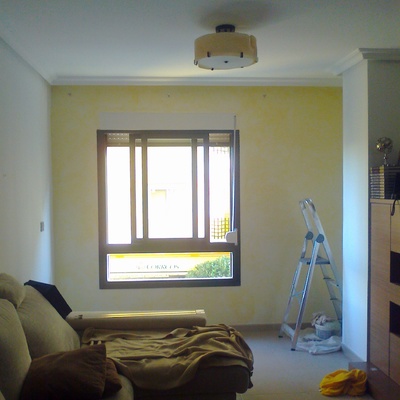 efecto fantasia en salon-comedor.