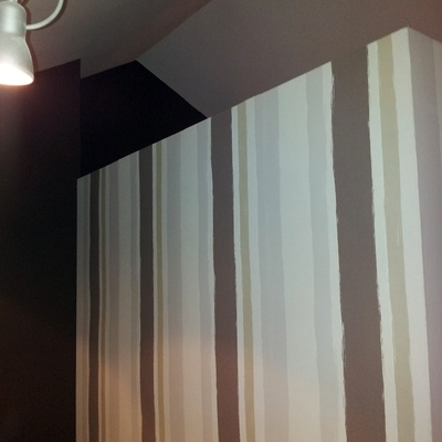 empapelado de trasera armario división de ambientes