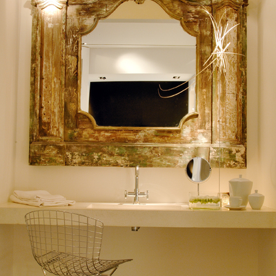 Encimera de mármol blanco