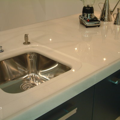 Encimera de Mármol Blanco.