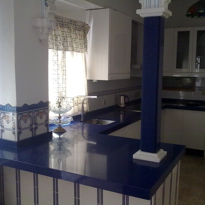 encimera de Silestone Marina Stellar