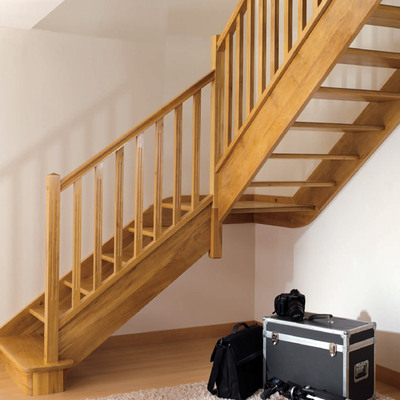 Escalera de roble Europeo