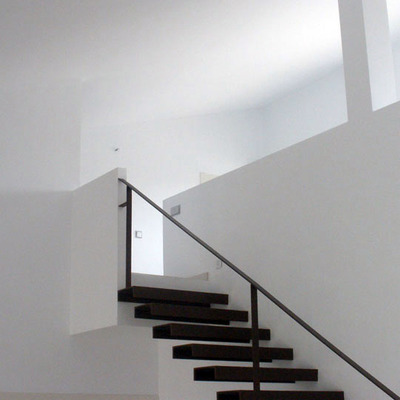 Escalera de vivienda unifamiliar en El Bonillo, Albacete