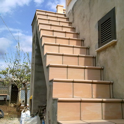 escalera rustica