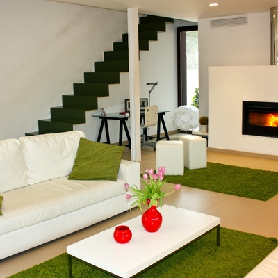 Escalera vivienda unifamiliar Valldemossa