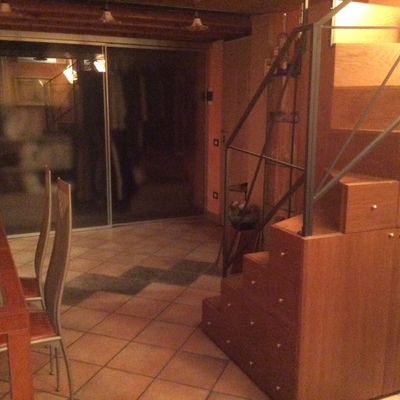 escalera y salon 