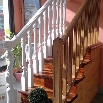 Escaleras madera
