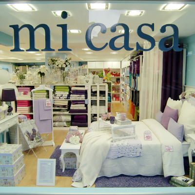 Escaparate de una tienda MI CASA