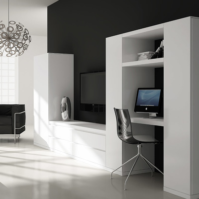 Escriptori Area lacat blanc mate