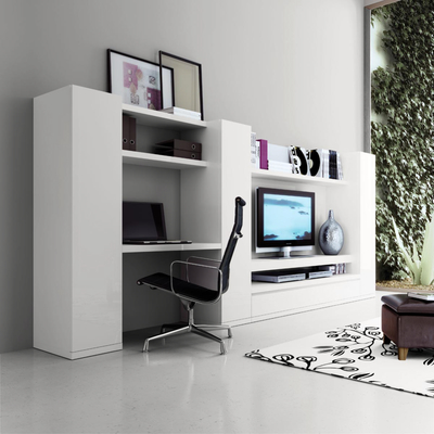 Escriptori lacat blanc mate