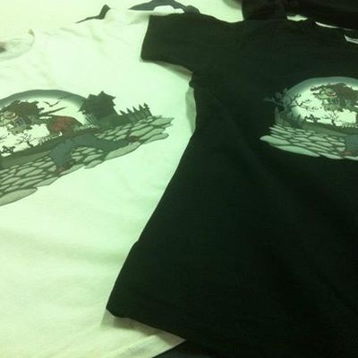 Estampación con vinilo textil impreso