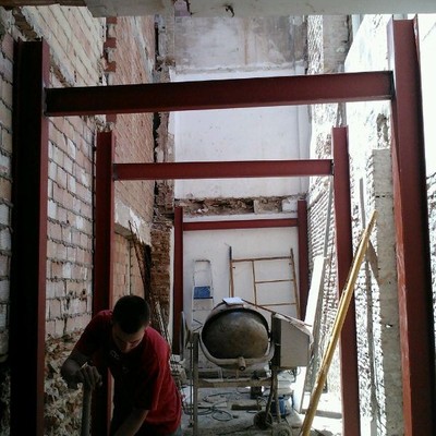 estructura de ierro para casa