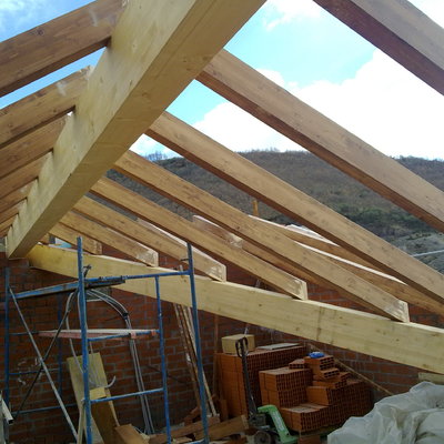 estructura de madera