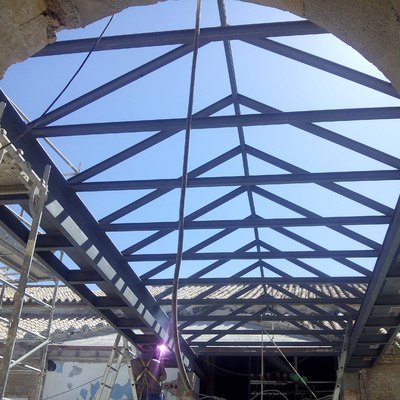 Estructura metálica para cubierta