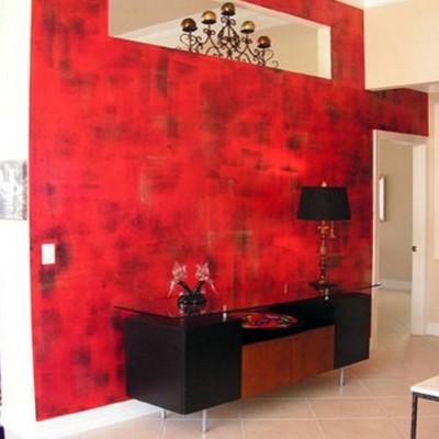 Estuco a dos colores