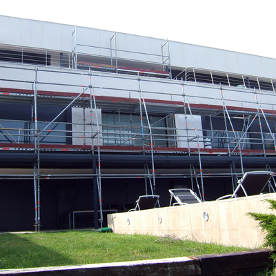 Estucos de cal en fachadas