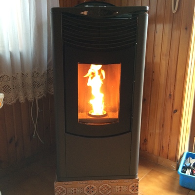 Estufa pellets aire