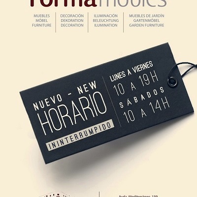 etiqueta nuevo horario