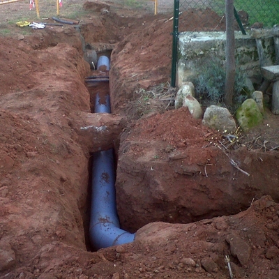 excavacion y tuberias