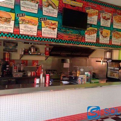 Acondiconamiento e Instalaciones en Bar-Cafeteria Hamburguesería