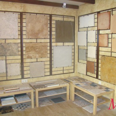 Expositores de mármol y Barro artesanal