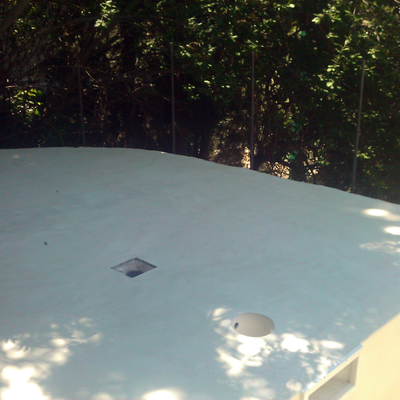 exteriores y piscina  despues  de aplicar micro cemento