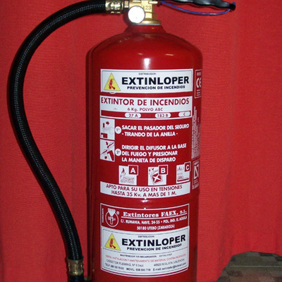 EXTINTOR DE POLVO ABC MOD. 6 KG