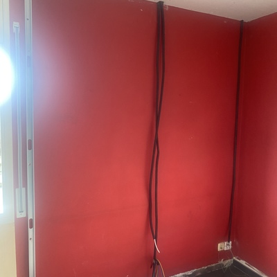 Pared donde va a ir mueble de pladur