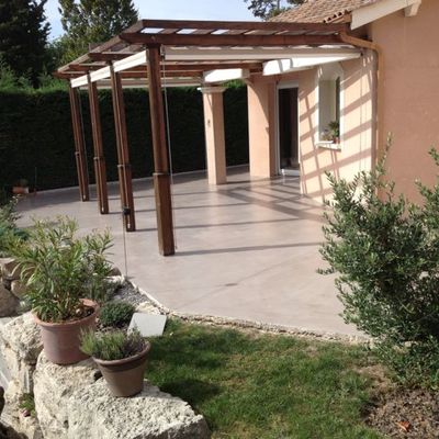 Terraza microcemento