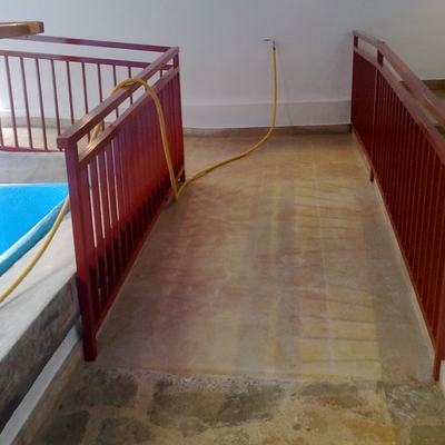 Fabricación y colocación de barandado metálico