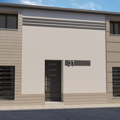 Reforma y diseño de fachada para vivienda unifamiliar.