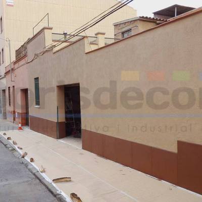 Fachada a dos colores