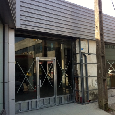 FACHADA ALUMINIO, CHAPA Y PANEL