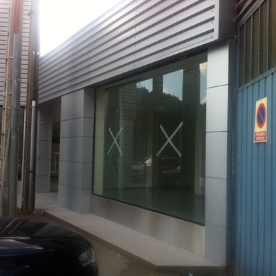 FACHADA ALUMINIO, CHAPA Y PANEL