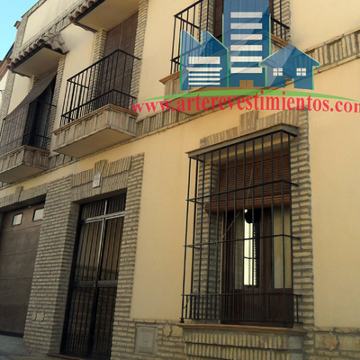 FACHADA DE MORTERO MONOCAPA