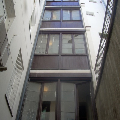 FACHADA INTERIOR ESCALERA 