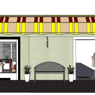 Fachada y escaparate El desván de Bea