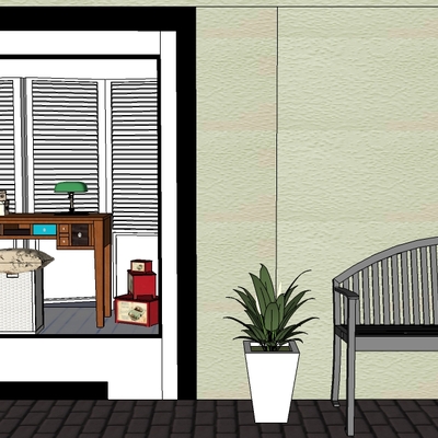 Fachada y escaparate El desván de Bea