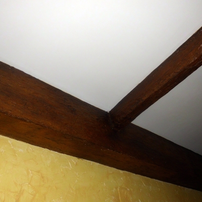 falsas vigas de madera