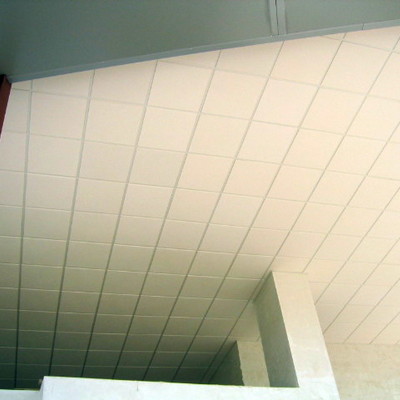 Falso techo de escayola aligerada