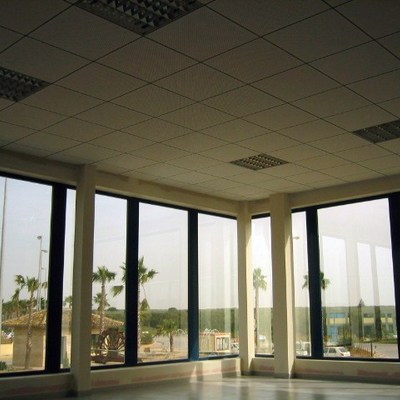 Falso techo de escayola aligerada