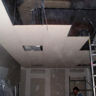 Falso techo rejistrable