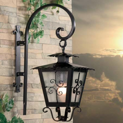 Farol con soporte caracol