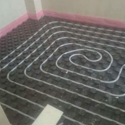 suelo radiante en espiral