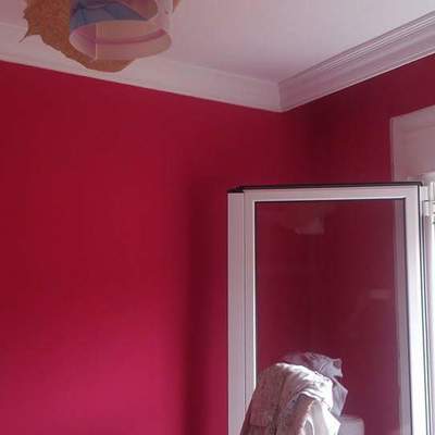 Pintura dormitorio color vivo