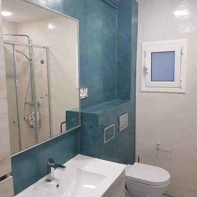 Baño de microcemento