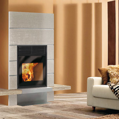 Fuego cerrado de pellet EDILKAMIN PELLET-BLOK