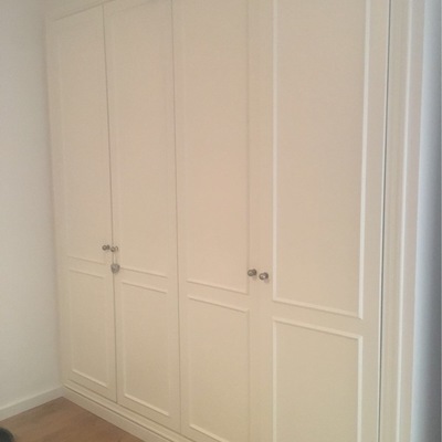 Lacado de marcos y tapetas insitu