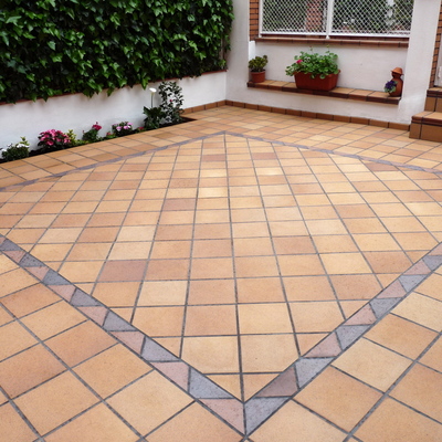 Solado de patio interior